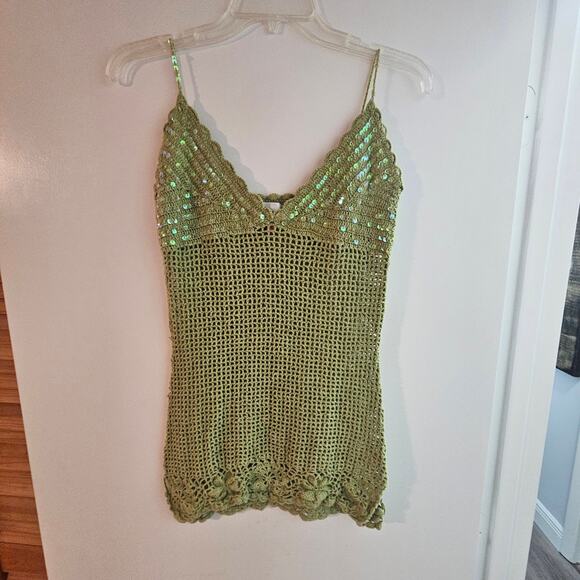 Women's/ Juniors Carly St Claire Knitted Sequence Tank Size Medium - Picture 5 of 6